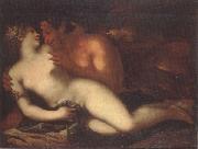 unknow artist Jupiter and antiope oil painting reproduction